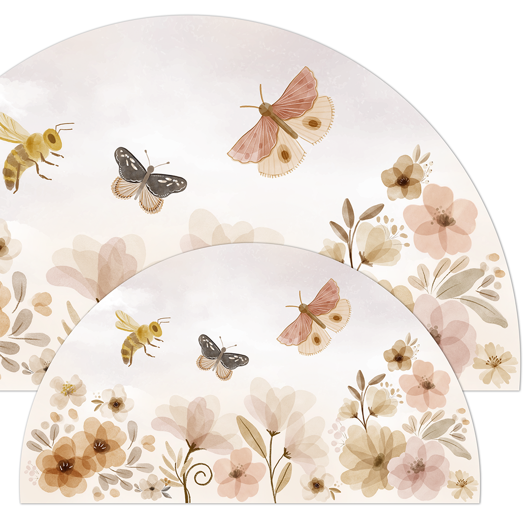 sticker mural demi cercle boheme enfant